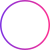 white website building icon with a gradient pink and purple border